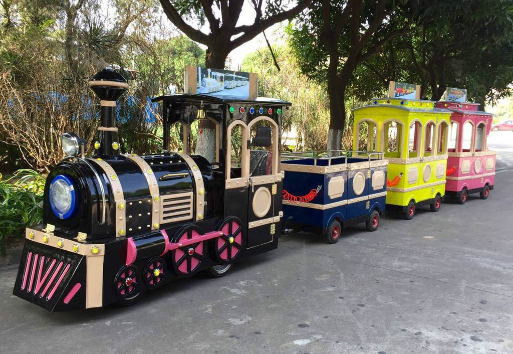 贵州景区广商场无轨观光小火车电动儿童游乐设备小火车可坐人户外玩具